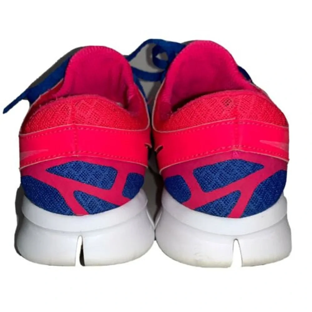 Nike Free Run 2 Pink Blue Mesh Running Shoes 443816-614 Womens 6.5